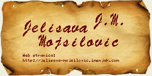 Jelisava Mojsilović vizit kartica